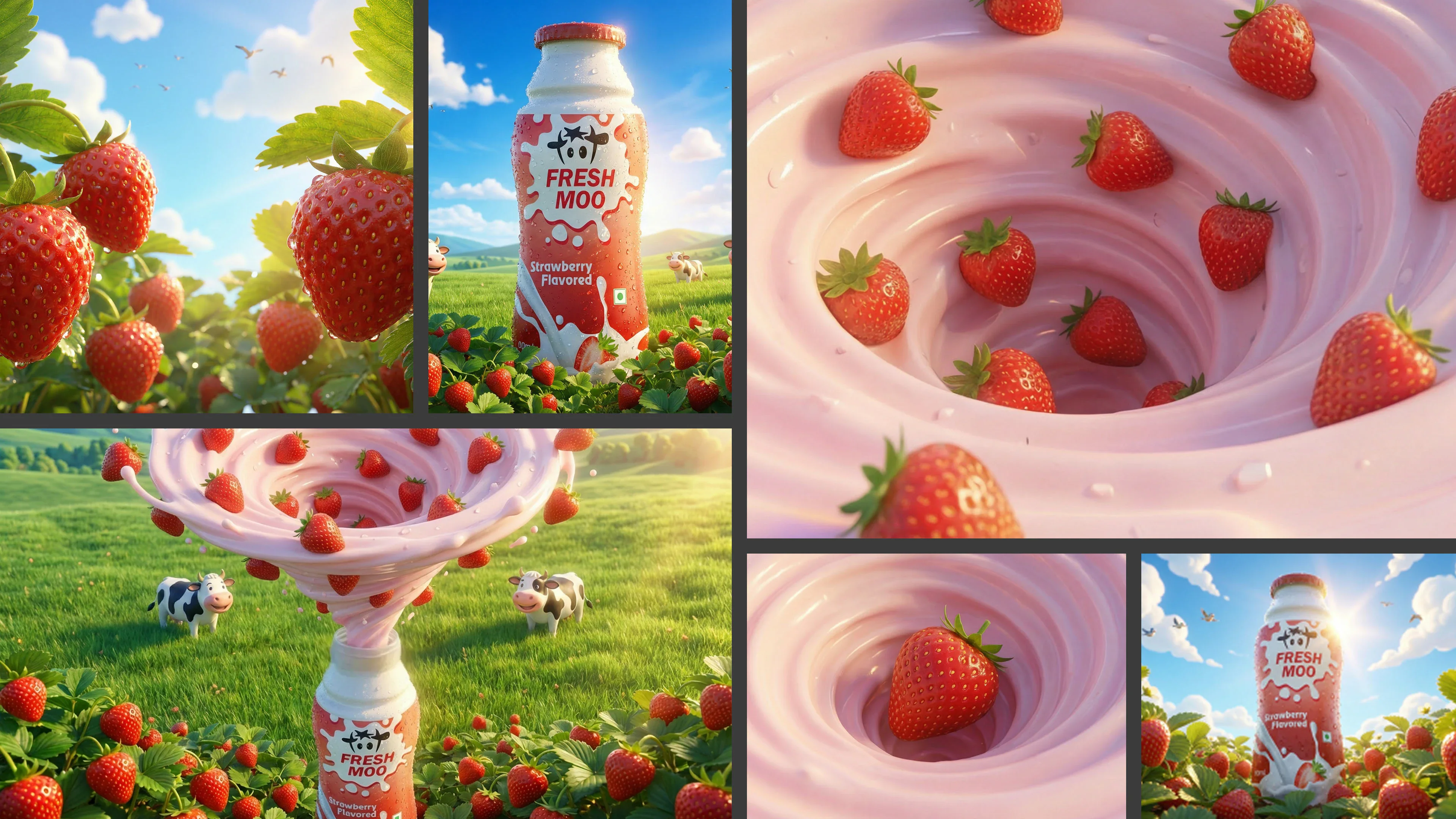 Strawberry, frame by frame.