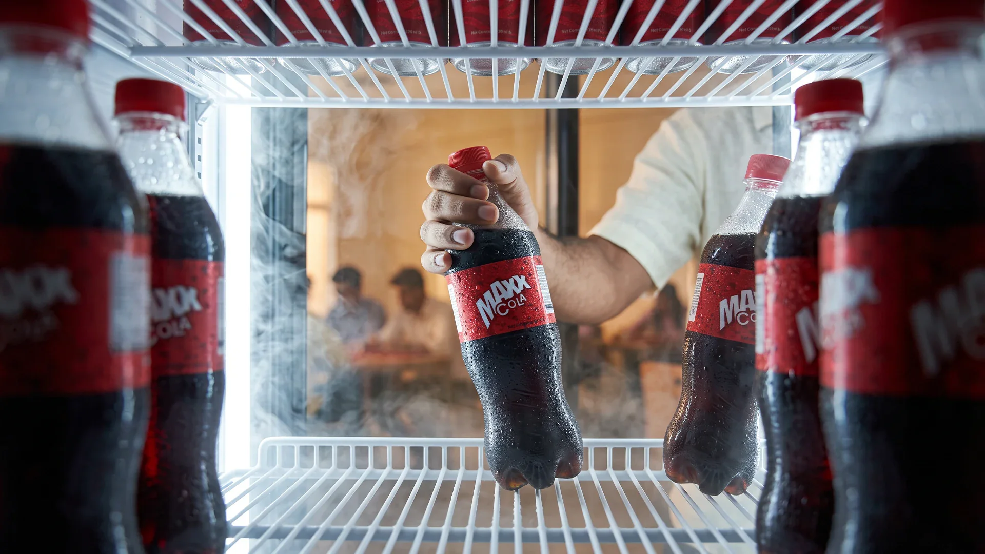 The coldest bottle on the shelf.