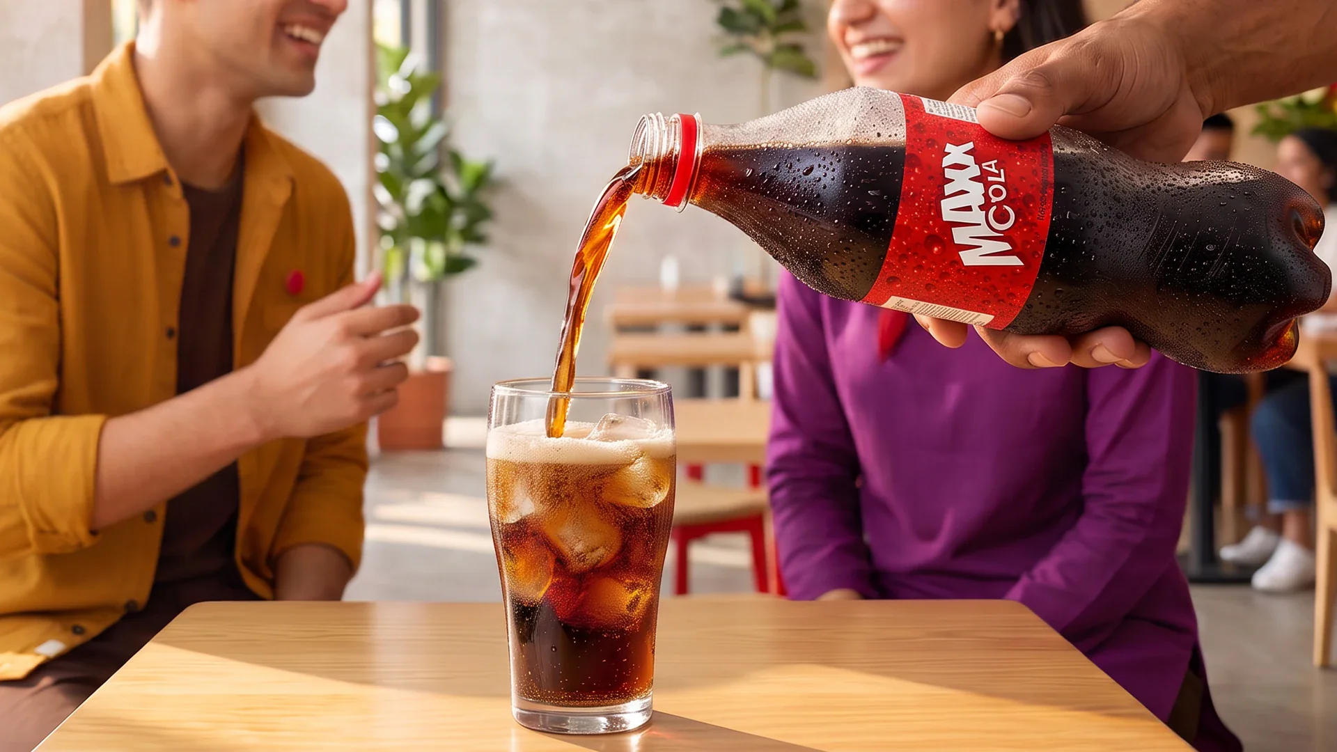 Poured for two.